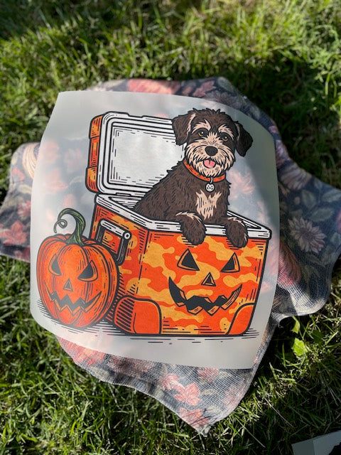 Halloween dog print