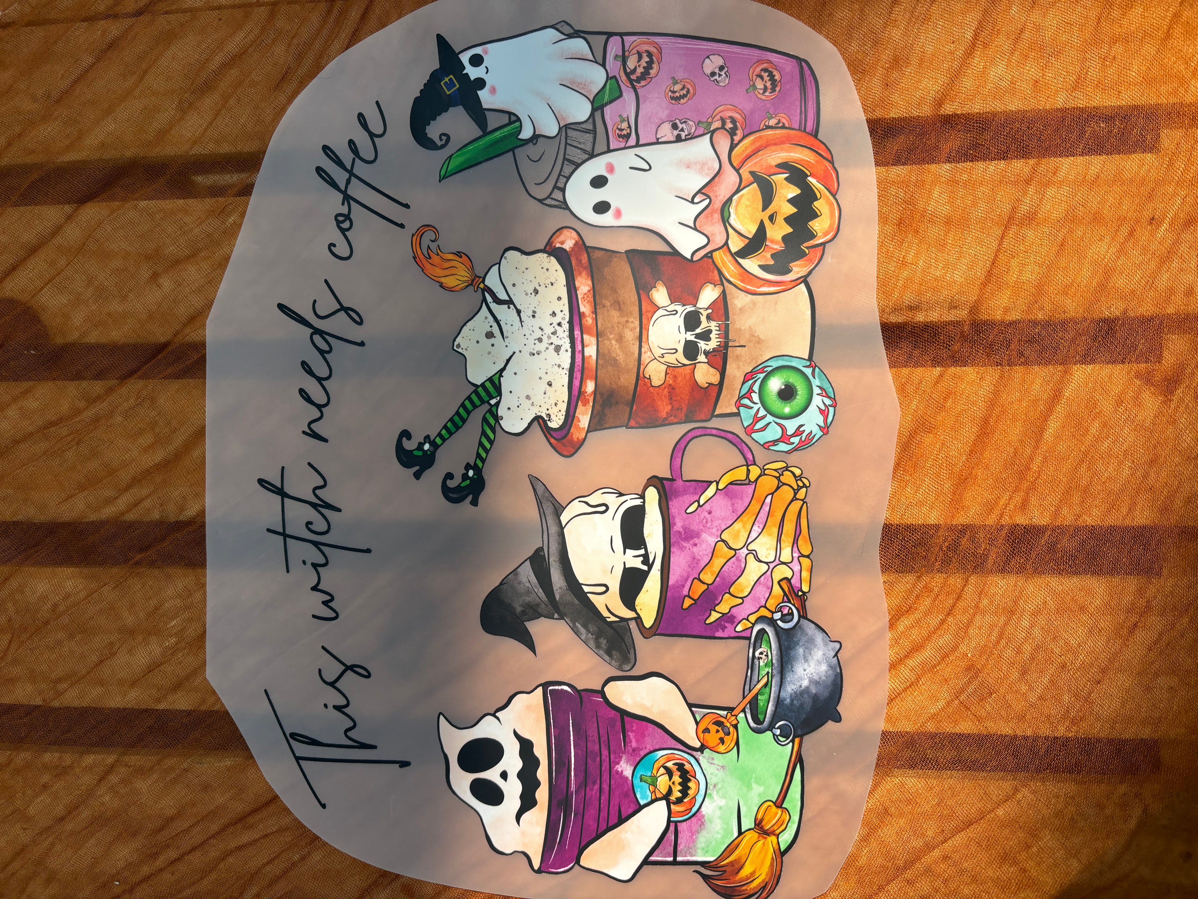This witch needs coffee Print