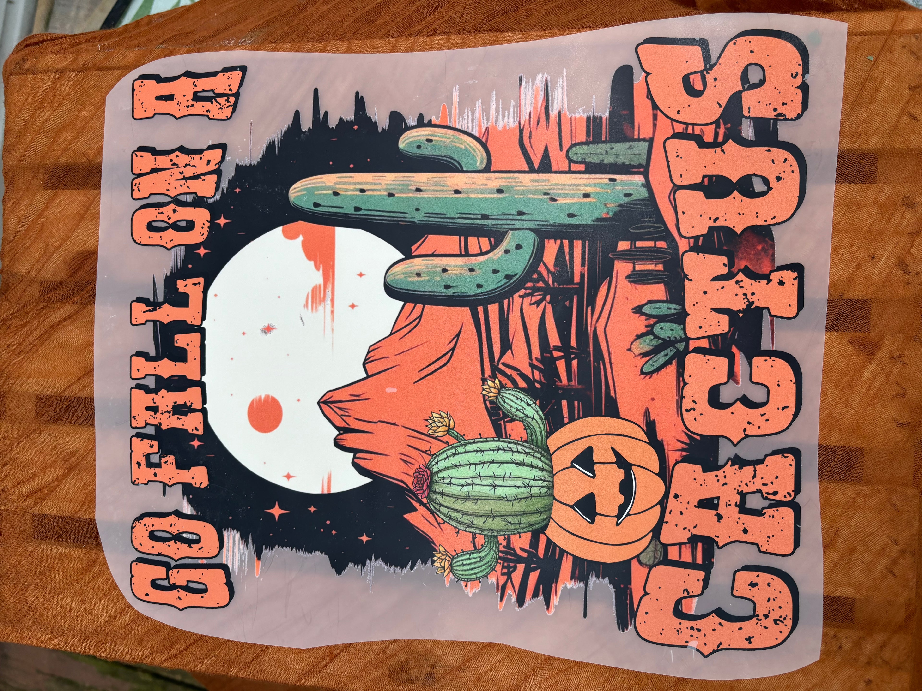 Go fall on a cactus print